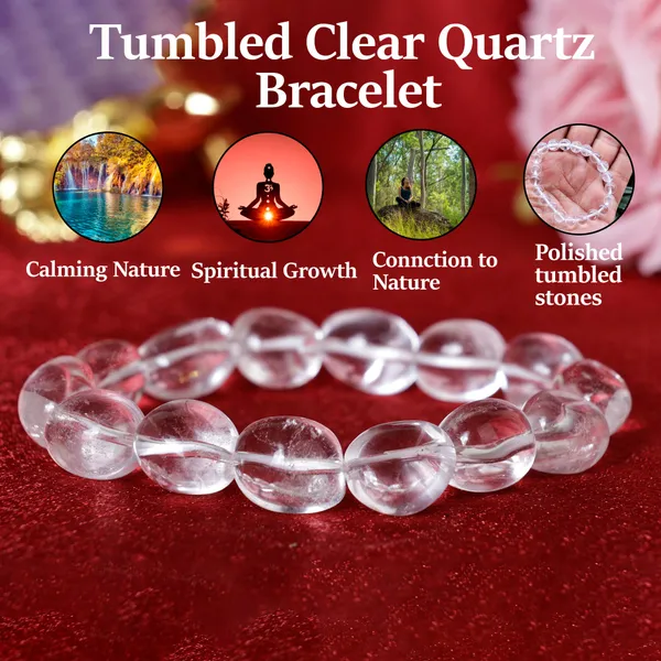 Tumbled_Clear_Quartz_Stone_Bracelet